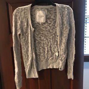 gilly hicks button down cardigan/sweater SMALL